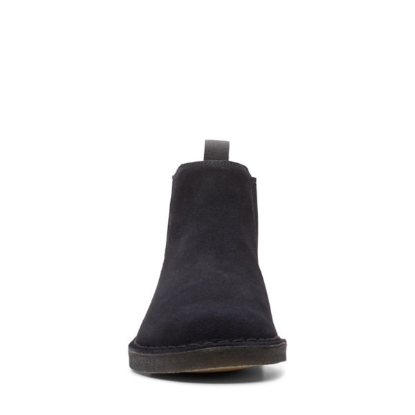 Clarks Mens Desert Chelsea Chelsea Boots Black | UK-6152470